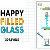 Happy Filled Glass: online